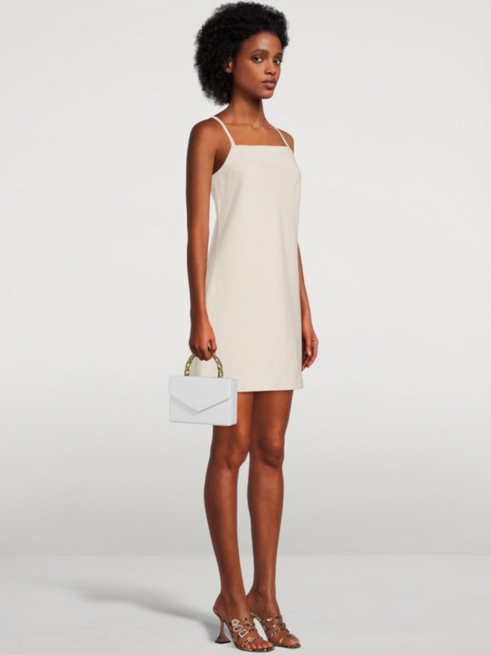 Rag & Bone Denim Tie Up Mini Dress S